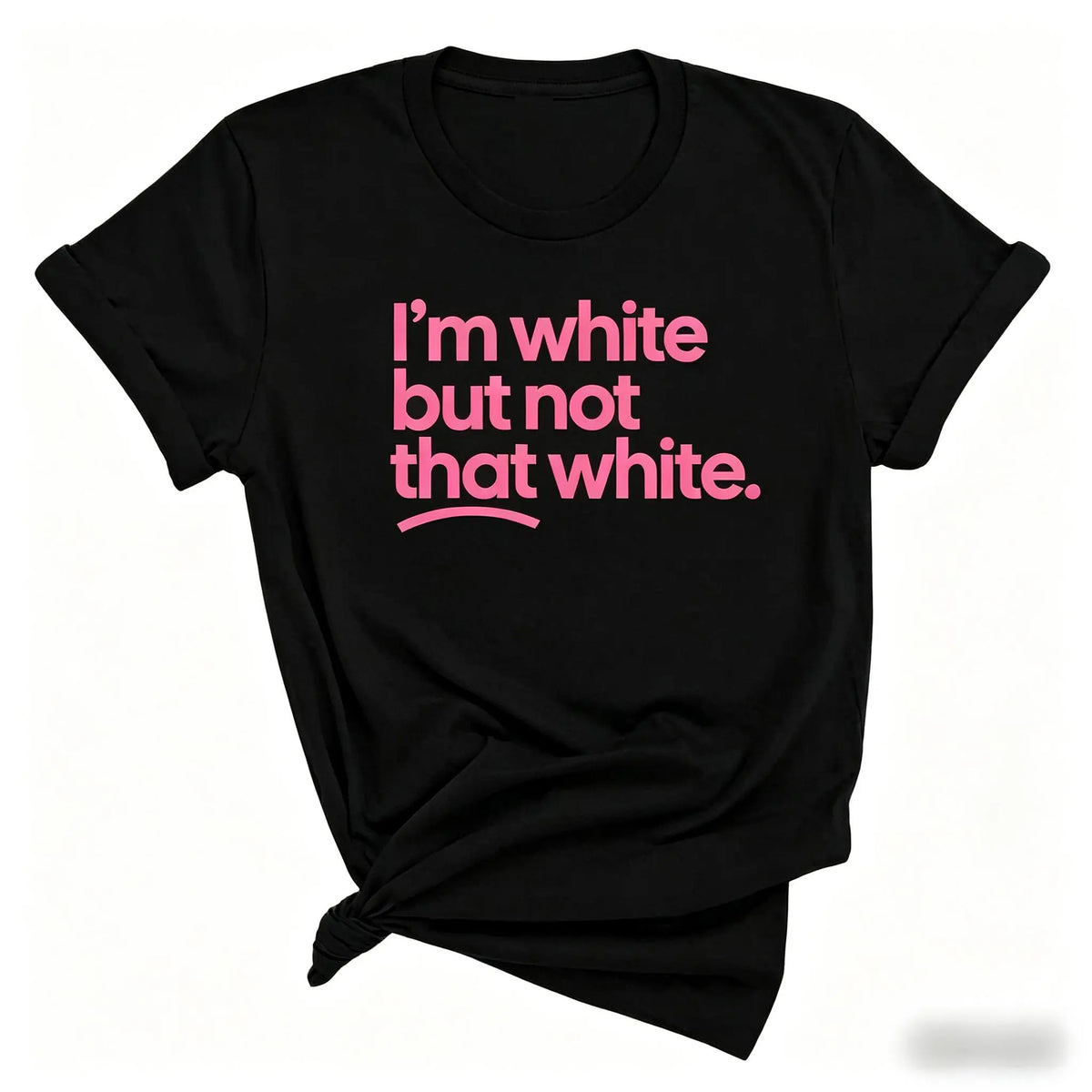 Women's Classic Fitted Graphic Print Top - Short Sleeves, Crew Neck, Subtle White Hue, Breathable Soft Cotton, Lightweight, Durable Stitching, Bold Humor, Casual T-Shirt Black Womenswear,sohochic