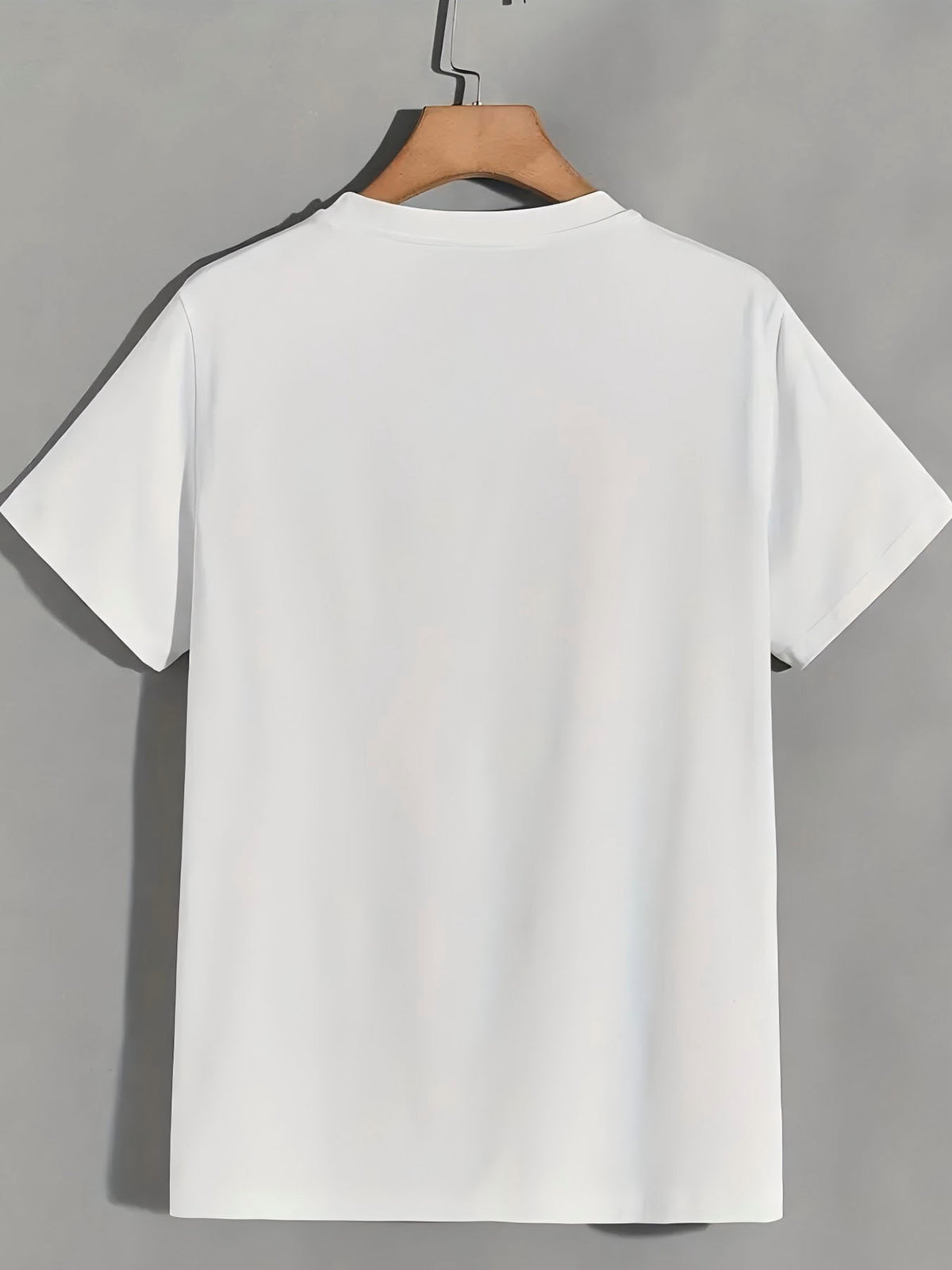 Men's New Fashionable GARA Letter Design Print Casual Short-Sleeve T-Shirt, Cool, Stylish, Versatile, and Comfortable for Summer