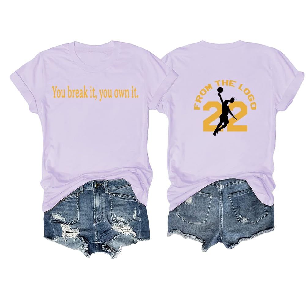 Number 22 Women Basketball Lover Sports Graphic T-Shirts