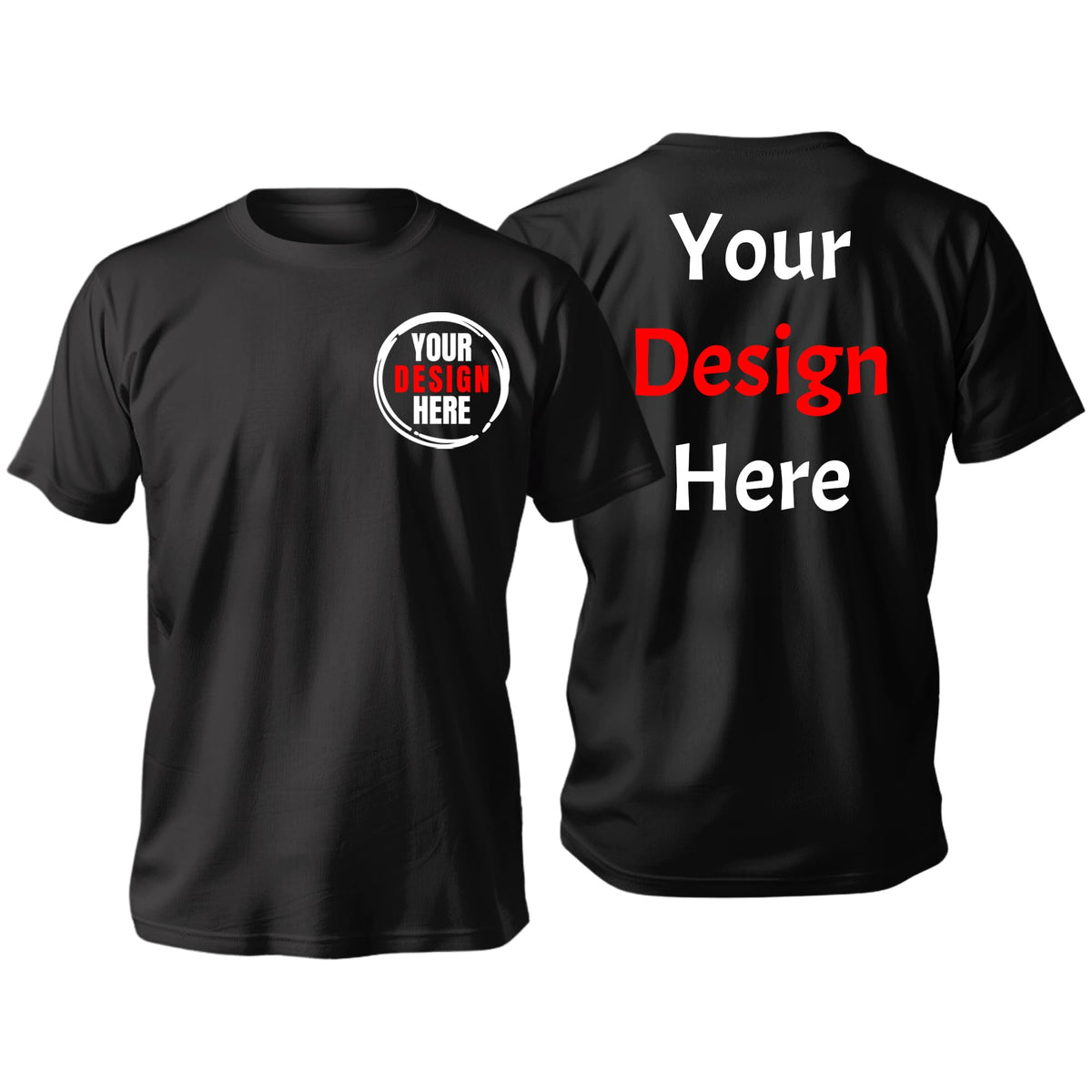 Custom T Shirts Design Your Own Bulk Customized T Shirts Unisex Personalized T Shirts Tee Add Text Logo/Photo/Image