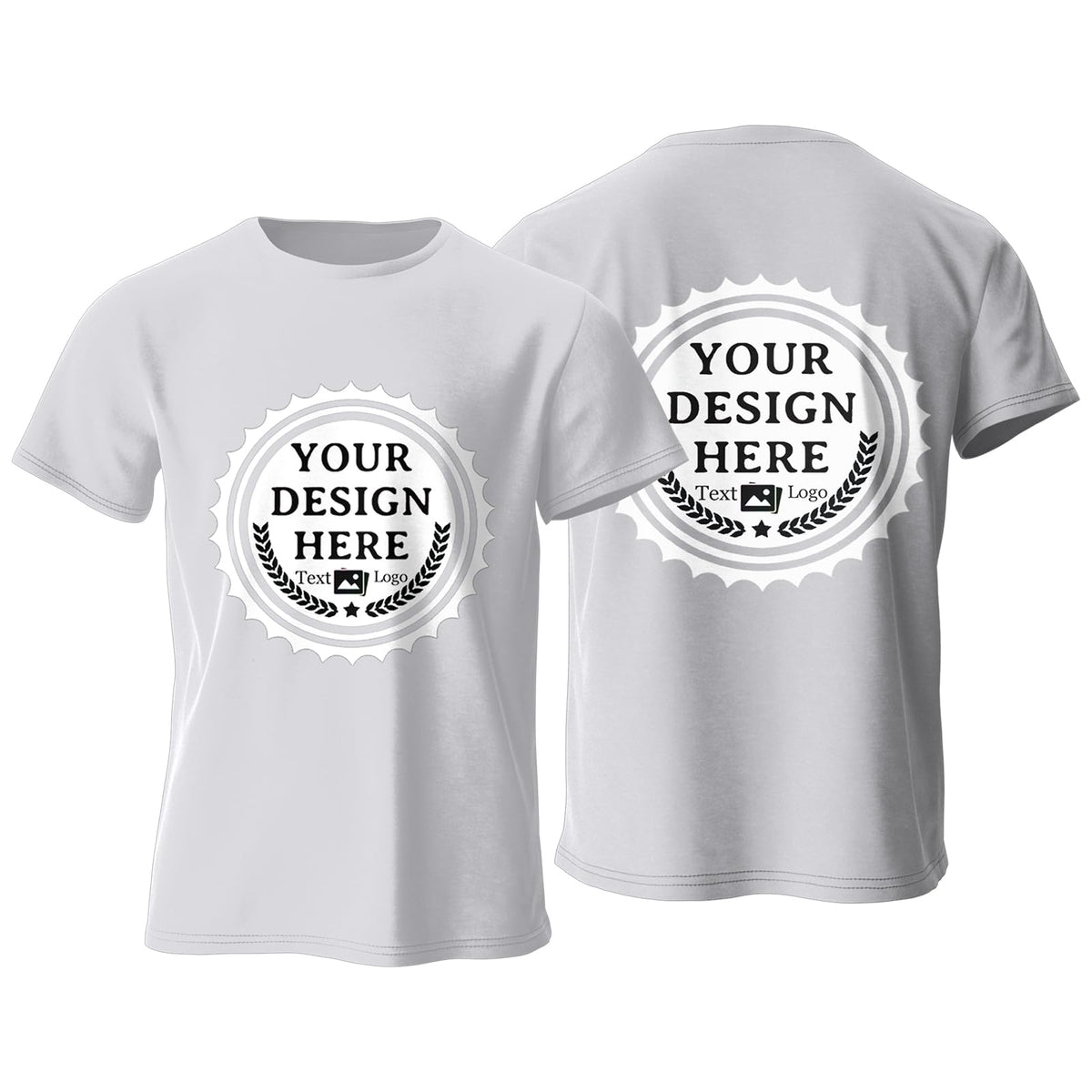 Custom T Shirts Design Your Own Bulk Customized T Shirts Unisex Personalized T Shirts Tee Add Text Logo/Photo/Image