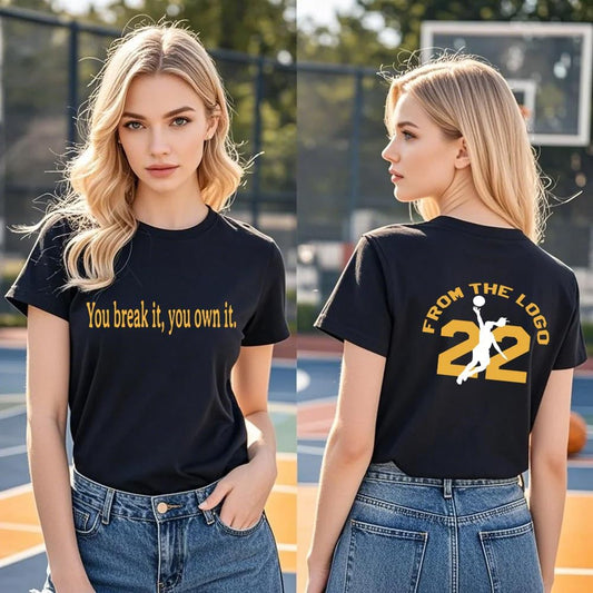Number 22 Women Basketball Lover Sports Graphic T-Shirts