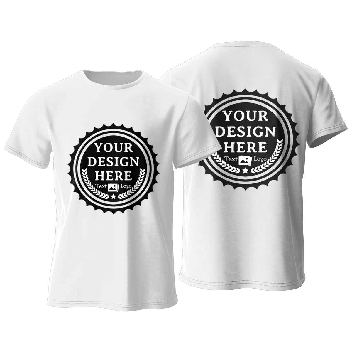 Custom T Shirts Design Your Own Bulk Customized T Shirts Unisex Personalized T Shirts Tee Add Text Logo/Photo/Image
