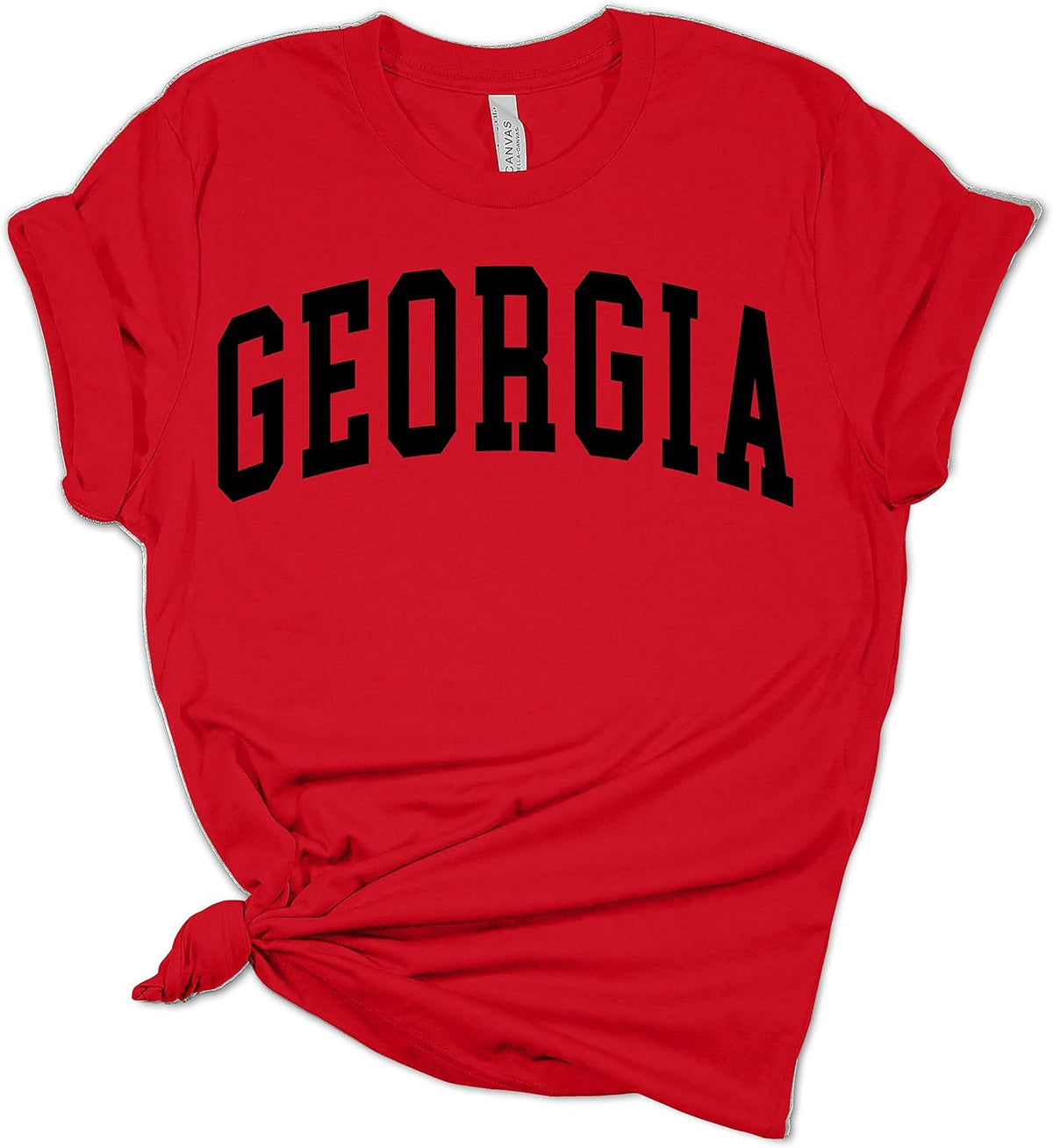 Womens Georgia Football Varsity Georgia Unisex Fit Short Sleeve T-Shirt