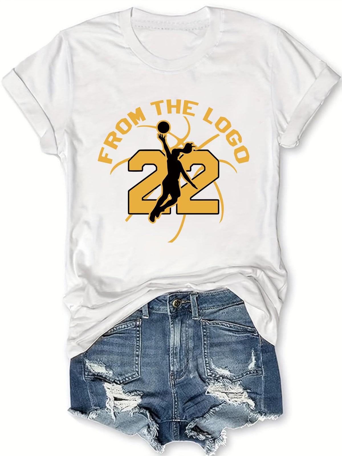 Number 22 Women Basketball Lover Sports Graphic T-Shirts