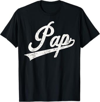 Pap Vintage Retro Style Father’s day gift for Pap Grandpa T-Shirt