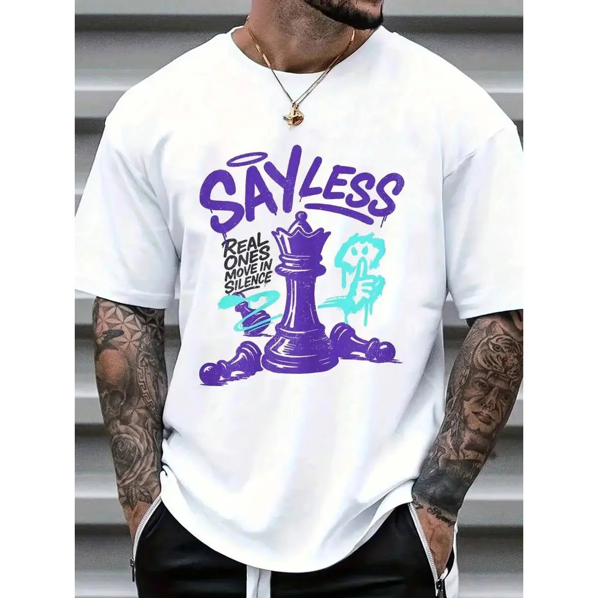 Funny Retro Purple Grape 5 Matching Men Team T-Shirt Street Hip-Hop Style Men's T-Shirt
