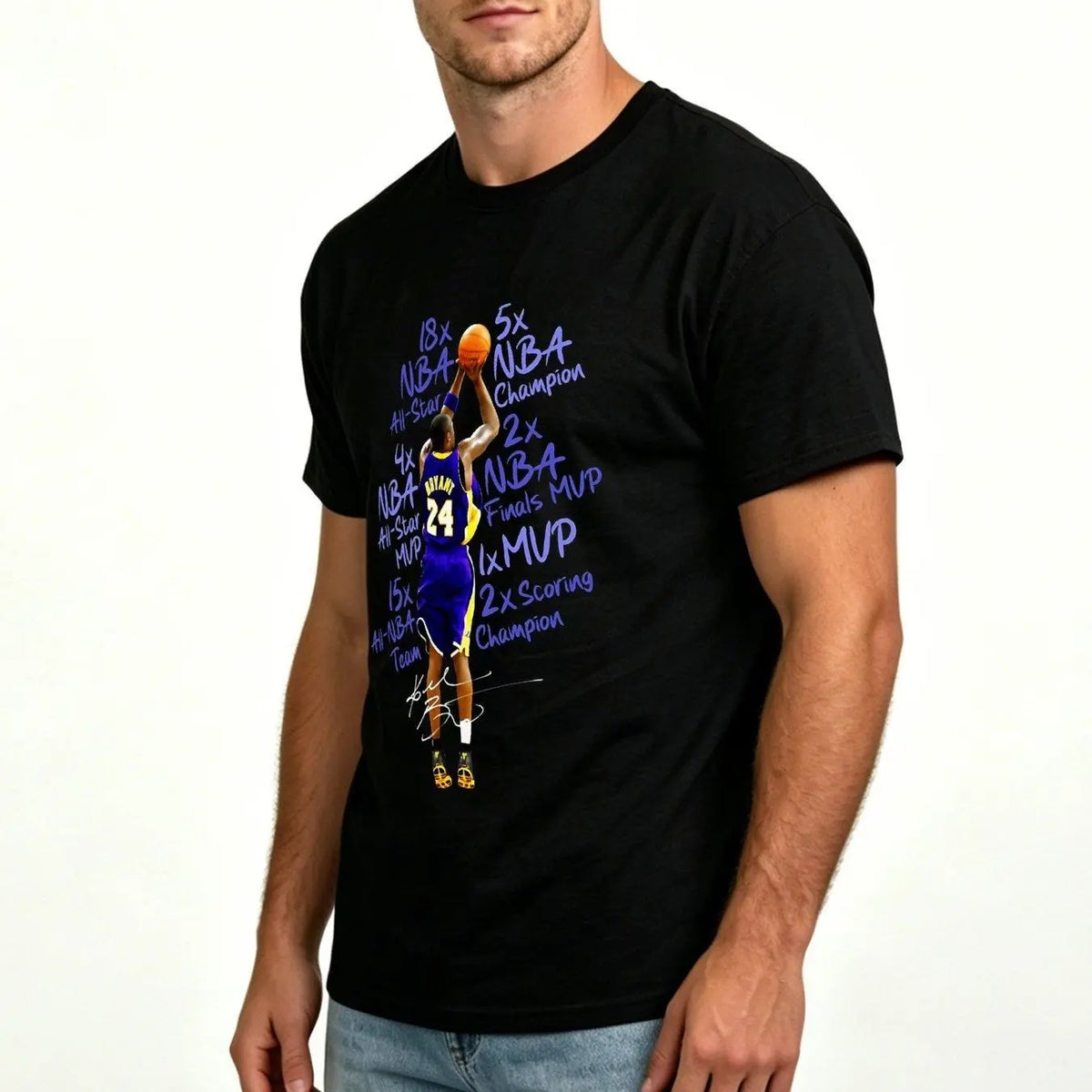 Basketball Achievement Cotton Graphic T-Shirt for Men, Championship-Themed Design, Funny Graphic Tee, Casual Streetwear