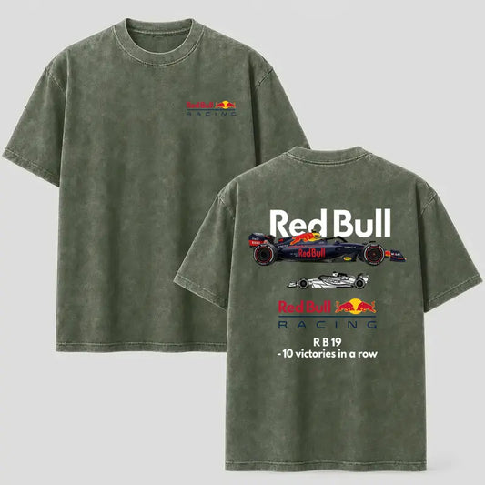 Formula Racing Graphic T-Shirt - Vintage Motorsport Sports Car Short Sleeve Tee