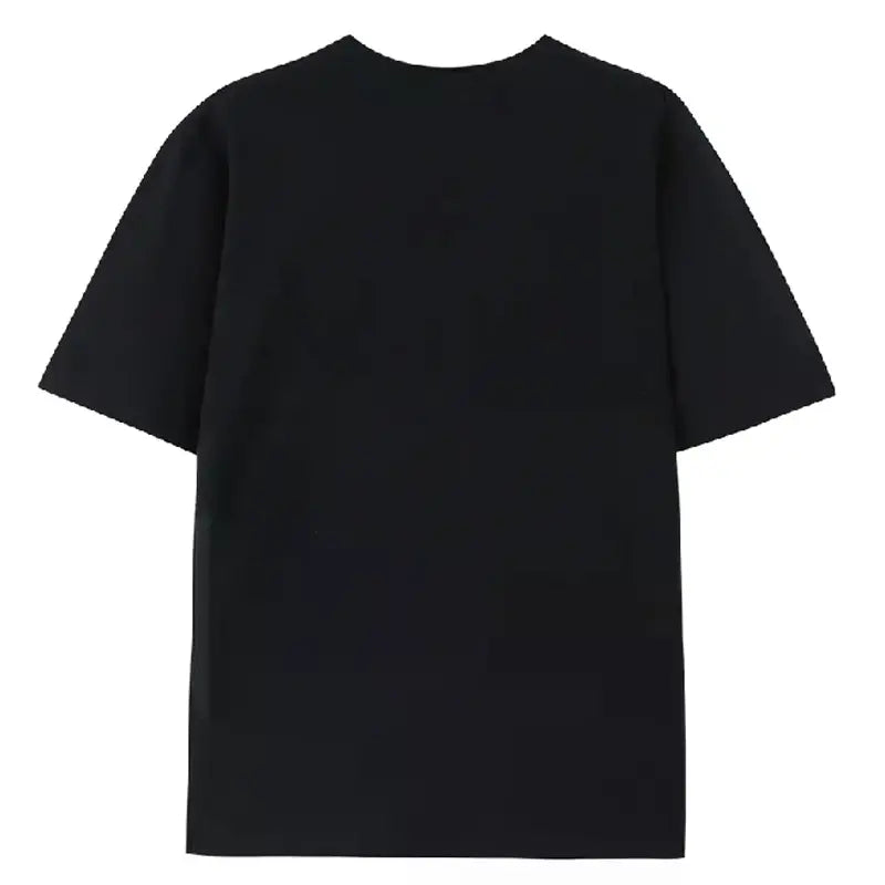 Unisex 100% Cotton Print Sports Short-Sleeve Top - Casual Breathable Design, Crew Neck, Machine Washable, 0% Liberal Text, Easy-Care, Pairs with Jeans/Denim