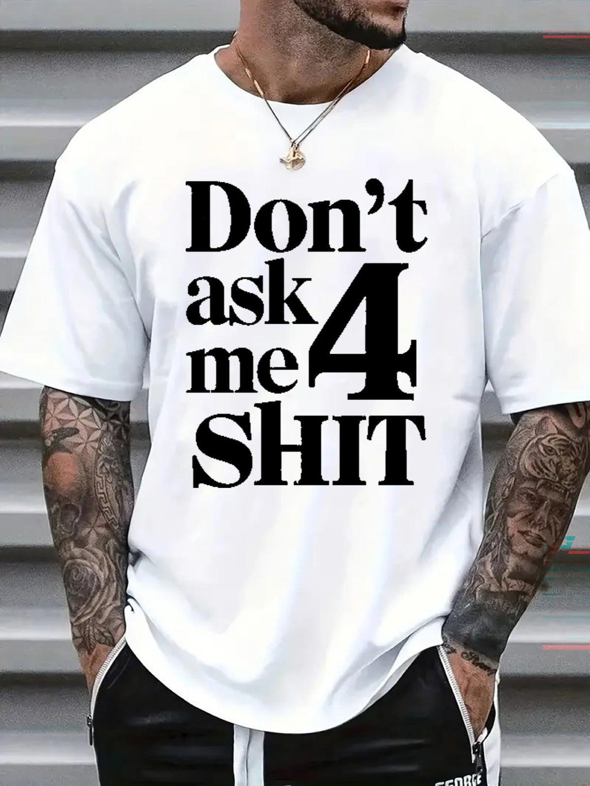 Mens TShirt Comfortable Crew Neck Casual Cotton ShortSleeves Soft Breathable Top Menswear Tshirt Summer Spring Streetwear Cotton Fabric Trendy Letter Print