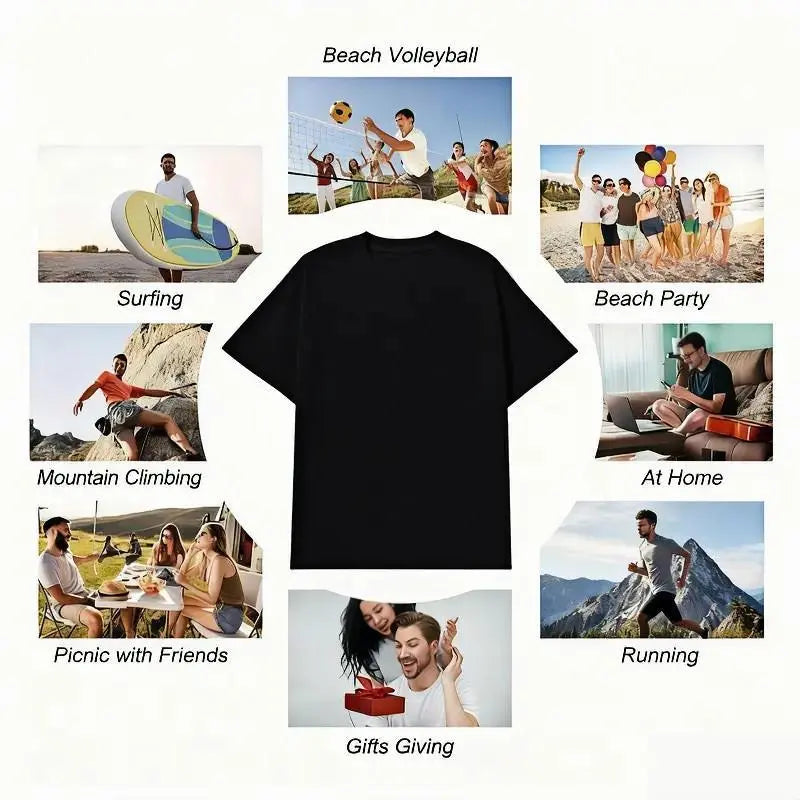 Men's Christian Jesus Bible Short-Sleeve Round Neck Cotton T-Shirt - Regular Fit Casual Menswear, Breathable Cloth All-Seasons Top (Sisters in Christ Sisters for Life Streetwear Option)