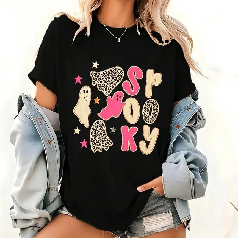 Spooky Ghost Shirt |       Halloween Ghost Tee |       Spooky Cheetah Tee |       Ghost Shirt |       Fall Reading Shirt |       Cute Halloween Tee graphic