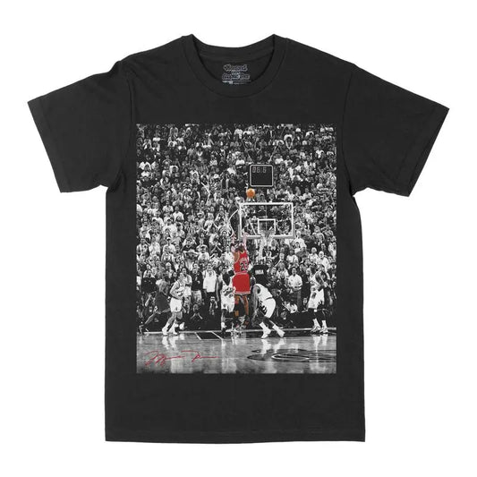 Men's Basketball Legend Cotton Graphic T-Shirt - Soft Cotton, Short-Sleeve, Round Neck, Casual Fit, Streetwear, Cold Wash, Hand Wash Only, Men's Casual Tops