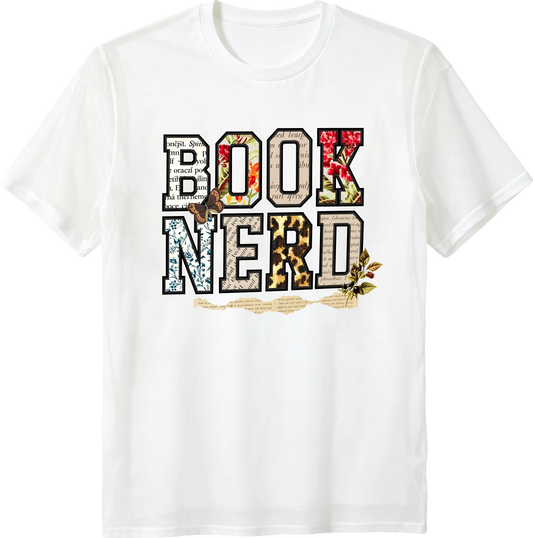Book Nerd PRINTED Vintage T-shirt Retro Bookish Trendy Lover Retro Tee Trendy For Booktok Librarian Gift Idea Bookish Casual Short Sleeve Crew Neck Top book lover reading shirt booktok outfit literary apparel vintage reading tee reader clothing