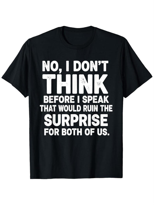 Father And Son Outfits 2026 New Arrival Teen Casual T-Shirt, Breathable Crewneck Graphic Tee, Fashion Everyday Outfit, Birthday Holiday Gift Choice, For Teenager