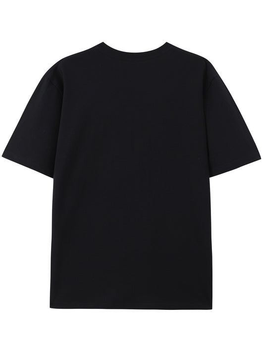 Men's Plus Size Oversized Vintage OG Logo T-Shirt - Lightweight Breathable Short Sleeve Crew Neck Casual Shirt with Retro Black/White Print, Suitable for Fitness, Travel & Daily Wear - Ideal Gift for Christmas/Black Friday (Machine Washable)