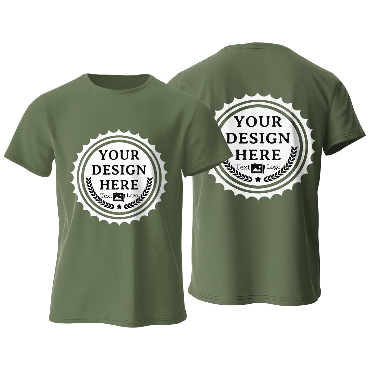 Custom T Shirts Design Your Own Bulk Customized T Shirts Unisex Personalized T Shirts Tee Add Text Logo/Photo/Image