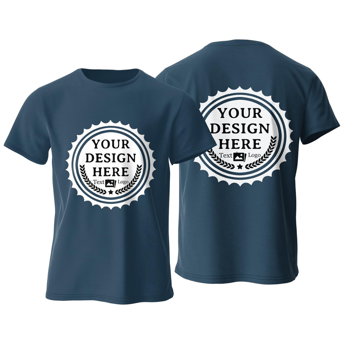 Custom T Shirts Design Your Own Bulk Customized T Shirts Unisex Personalized T Shirts Tee Add Text Logo/Photo/Image