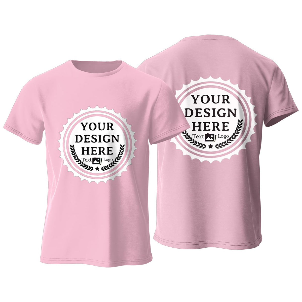 Custom T Shirts Design Your Own Bulk Customized T Shirts Unisex Personalized T Shirts Tee Add Text Logo/Photo/Image