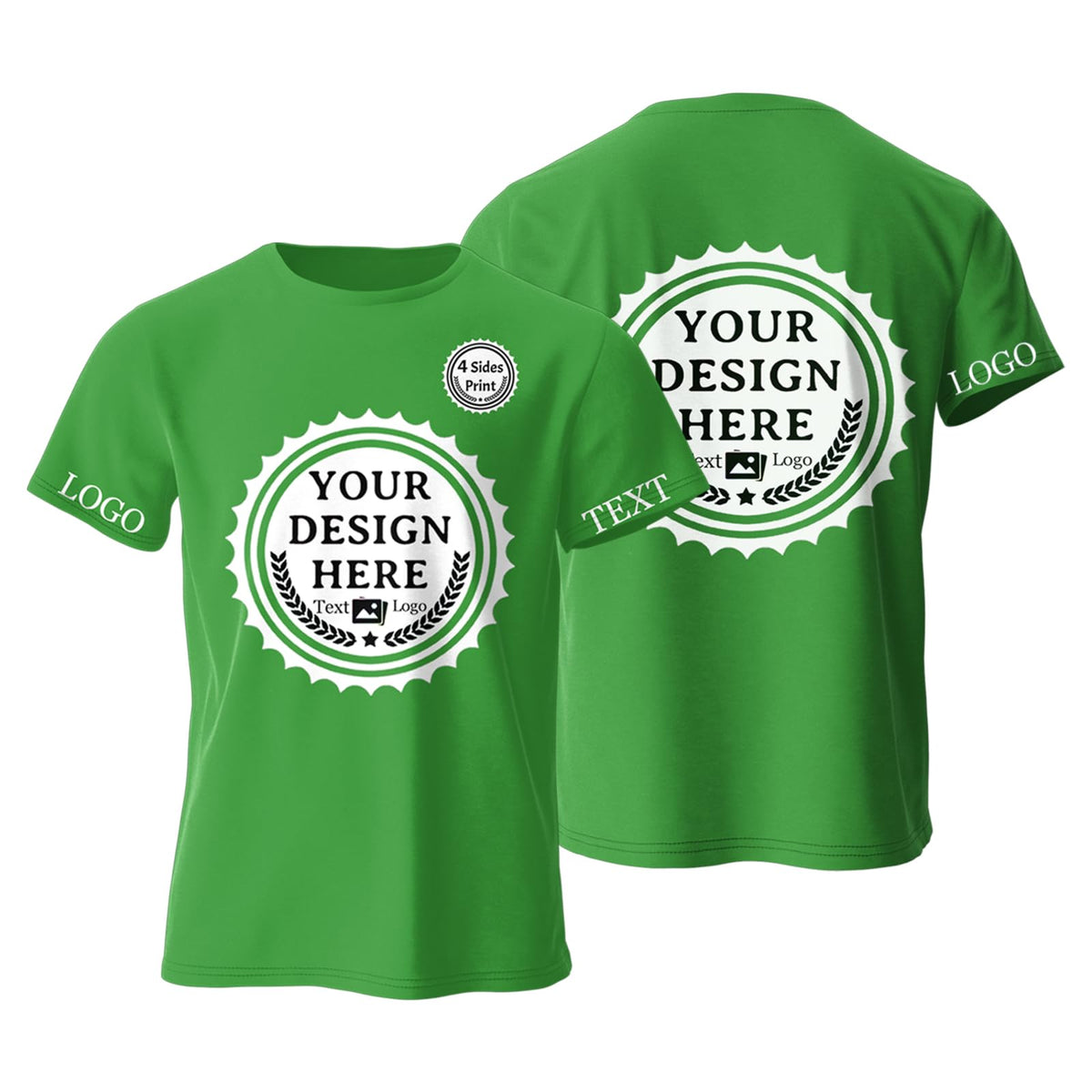 Custom T Shirts Design Your Own Bulk Customized T Shirts Unisex Personalized T Shirts Tee Add Text Logo/Photo/Image