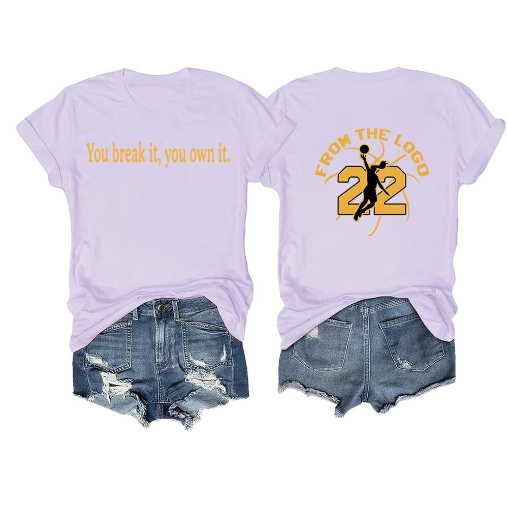 Number 22 Women Basketball Lover Sports Graphic T-Shirts