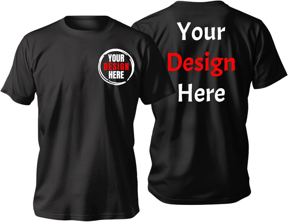 Custom T Shirts Design Your Own Bulk Customized T Shirts Unisex Personalized T Shirts Tee Add Text Logo/Photo/Image
