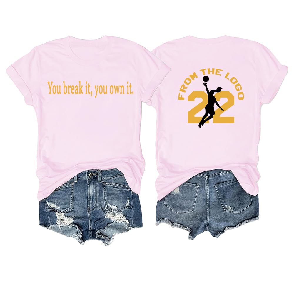 Number 22 Women Basketball Lover Sports Graphic T-Shirts
