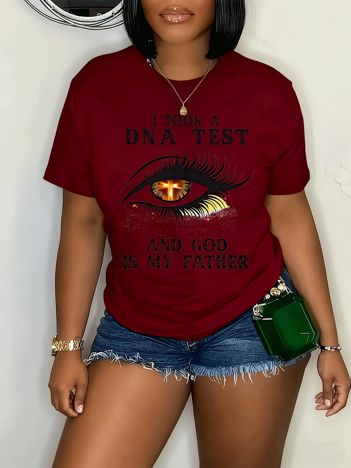 Women'S Short Sleeve Casual Crew Neck Top - Comfortable Fit, Breathable Fabric & Washable - Perfect for Spring And Summer