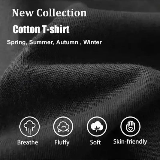 Men's Streetwear Regular Fit Casual Style Tee - Vintage Cat Philosophy Graphic, Relaxed Crew Neck, Short Sleeve, Lightweight Breathable Cotton-Polyester Blend, Machine Washable, No-Irritation All-Season Menswear Top