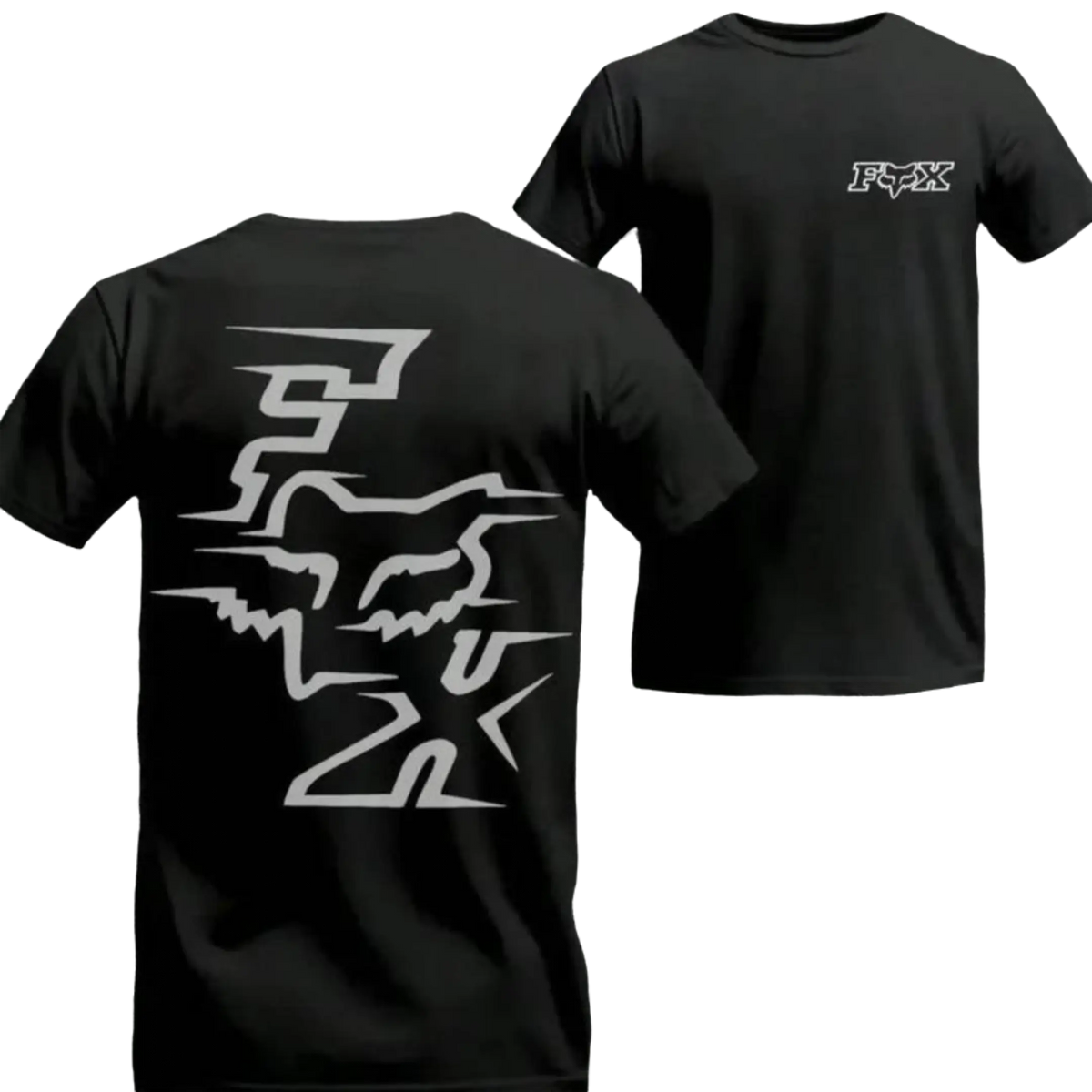 Men's Retro Fox Graphic Short-Sleeve T-Shirt - Premium Crewneck Streetwear Menswear, Breathable All-Season Casual Pullover Sports Top for Men's Clothing