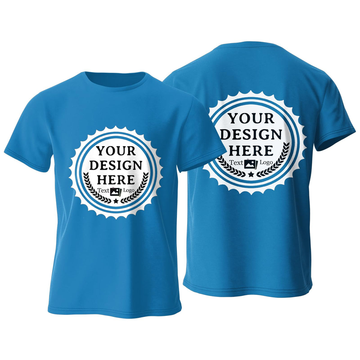 Custom T Shirts Design Your Own Bulk Customized T Shirts Unisex Personalized T Shirts Tee Add Text Logo/Photo/Image