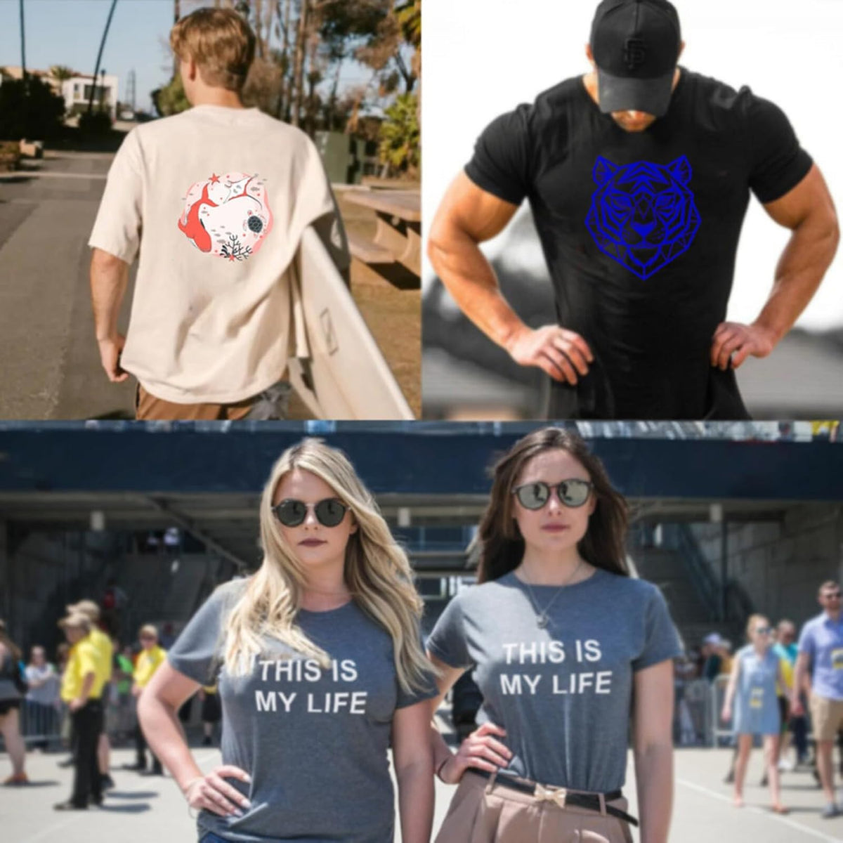 Custom T Shirts Design Your Own Bulk Customized T Shirts Unisex Personalized T Shirts Tee Add Text Logo/Photo/Image