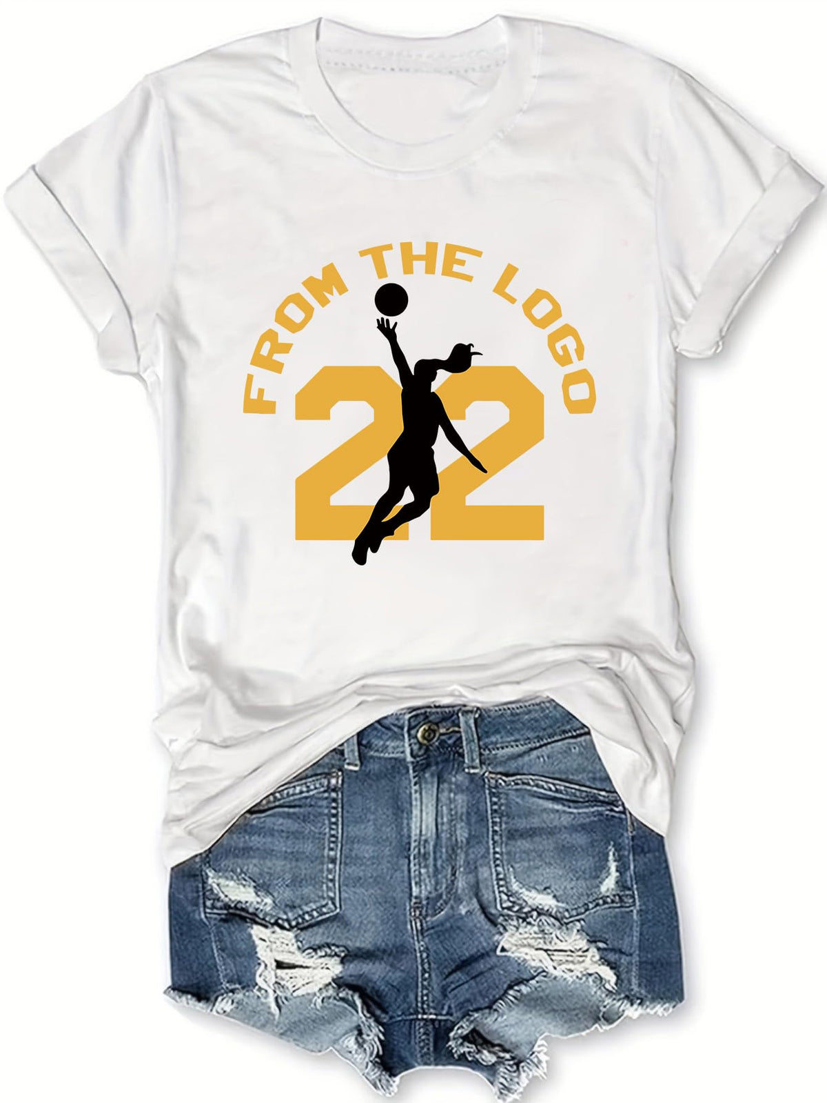 Number 22 Women Basketball Lover Sports Graphic T-Shirts