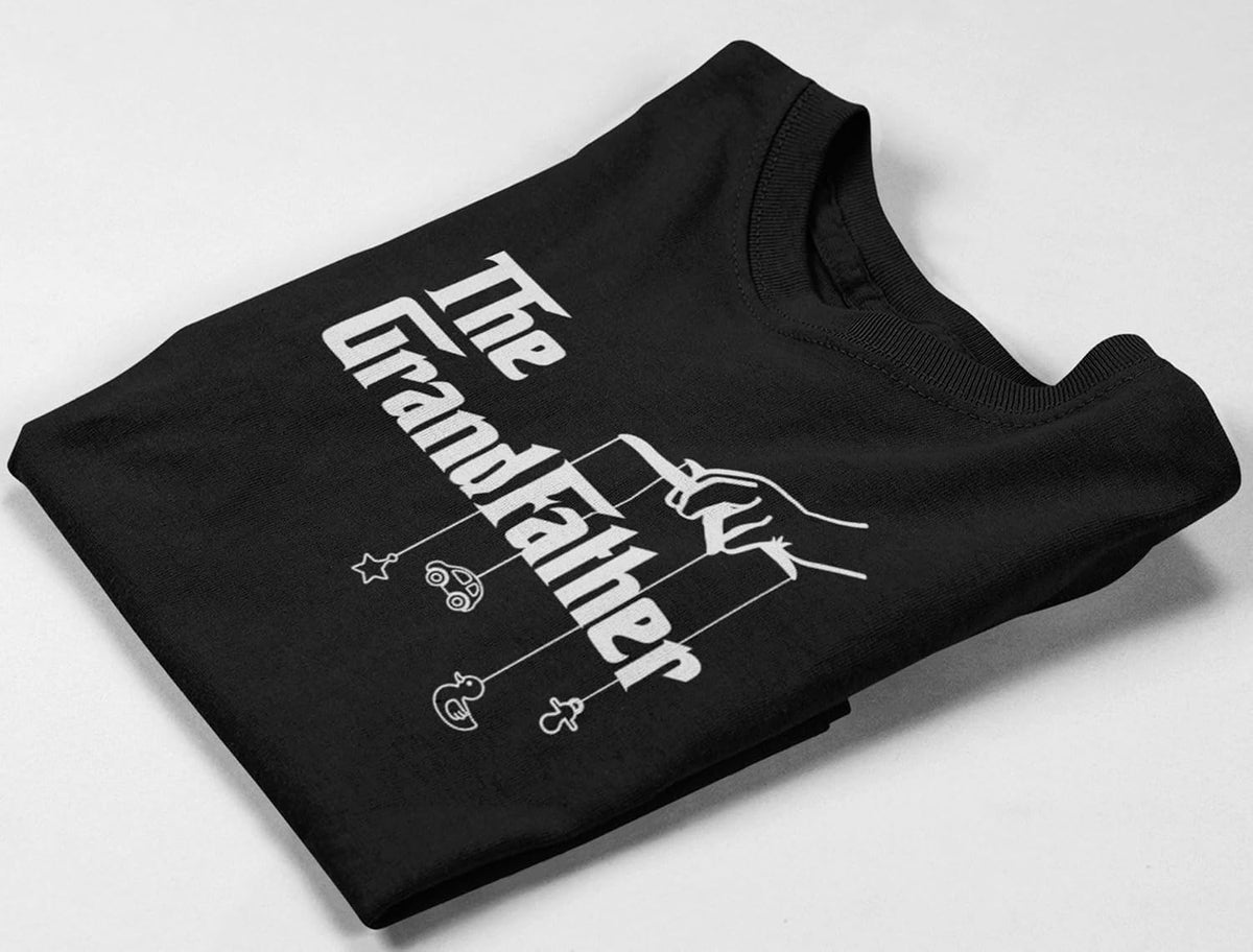 The Grandfather T-Shirt Funny Graphic Tee for Grandpa Father's Day Shirt