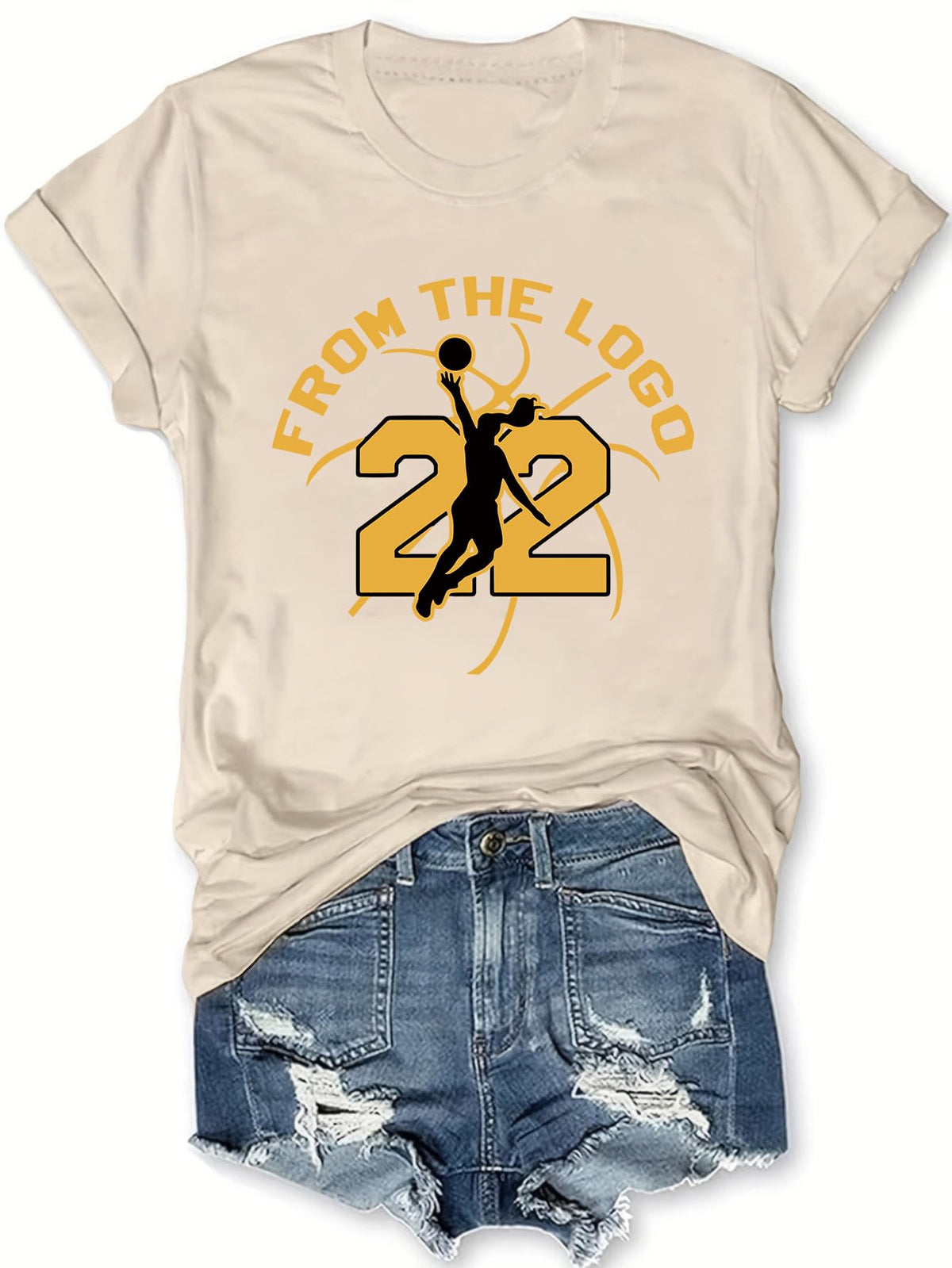 Number 22 Women Basketball Lover Sports Graphic T-Shirts