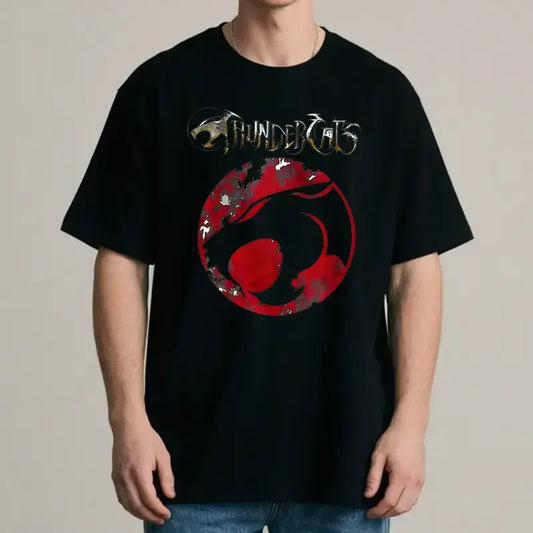 Men's Classic Leopard Graphic Short-Sleeve Cotton T-Shirt - Casual Streetwear Top, Round Neck, Durable Vibrant Printing, Unisex Casual Wear
