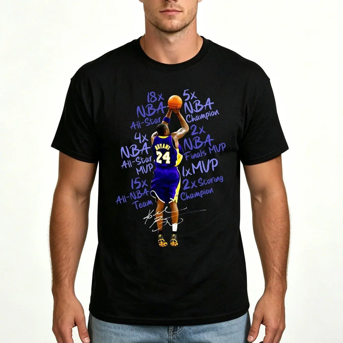 Basketball Achievement Cotton Graphic T-Shirt for Men, Championship-Themed Design, Funny Graphic Tee, Casual Streetwear