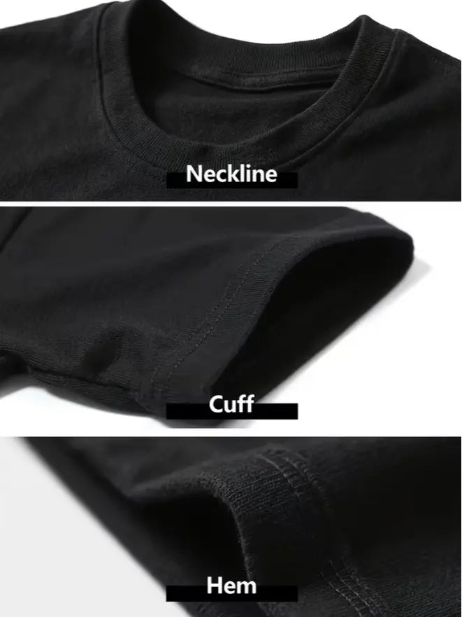 Vintage Hip Hop Graphic Crewneck T-Shirt, Loose Casual Breathable Short-Sleeve Rap Streetwear Tee,sohochic