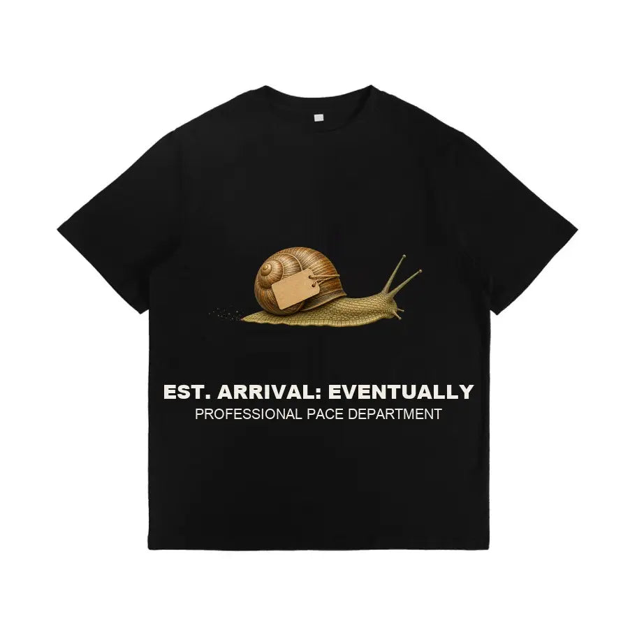 Men's Cotton Slow Motion Turtle Graphic T-Shirt - Casual Retro Fashion Streetwear Top, Round Neck Short-Sleeve, Cargo-Inspired Sporty Chic Men's Clothing, Easy to Pair with Joggers, Boyfriend Gifts