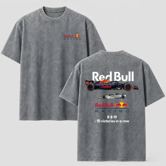 Formula Racing Graphic T-Shirt - Vintage Motorsport Sports Car Short Sleeve Tee
