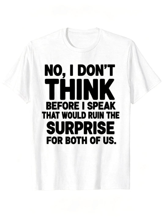 Father And Son Outfits 2026 New Arrival Teen Casual T-Shirt, Breathable Crewneck Graphic Tee, Fashion Everyday Outfit, Birthday Holiday Gift Choice, For Teenager