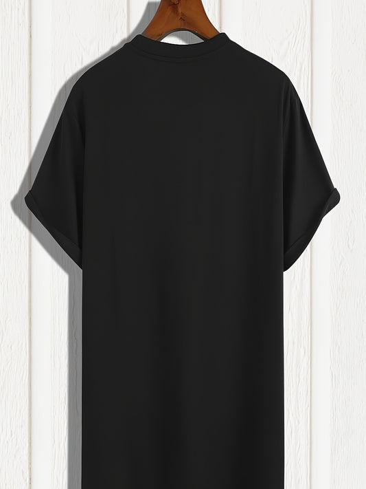 Plus Size, Women's Plus Size 0XL-5XL 100% T-Shirt - Mom & Grandma Quote Mom & Nana Family Bonding Gift, Oversized Casual Fit Short Sleeve Round Neck Black Top for Grandma-Niece Bond, Grandma-Mo Same Style for Men and Women 2025 Summer Short-sleeved