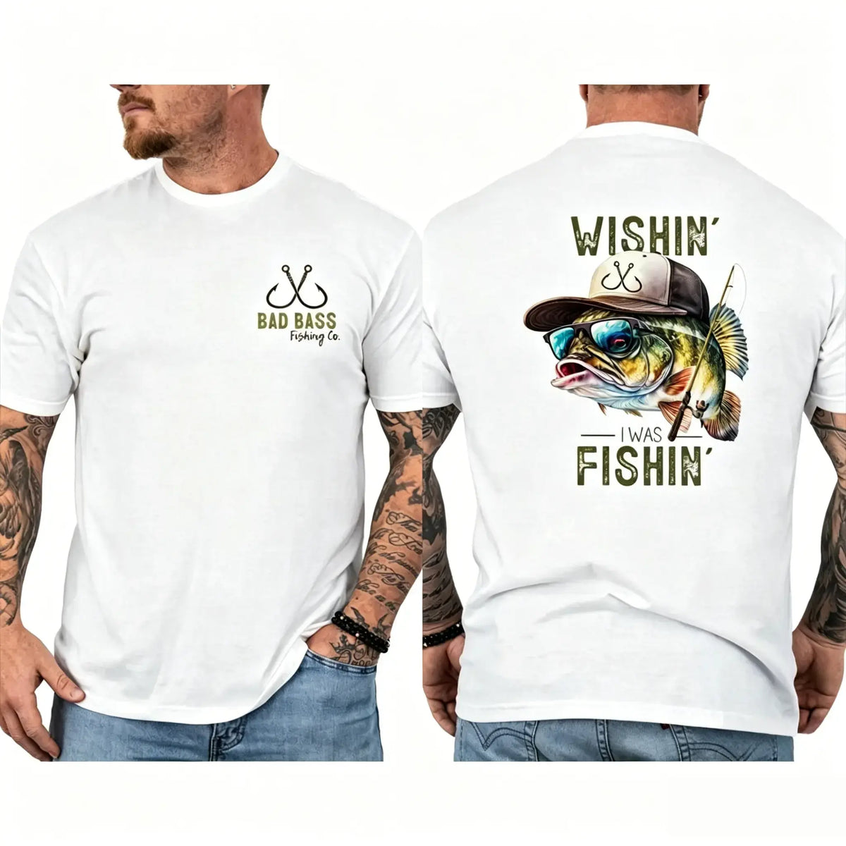 Men's Oversize Graphic T-Shirt, Lightweight Cotton Menswear Tee with Funny Fishing Print - Short-Sleeve Outdoor Birthday Gift, Casual Round Neck, Soft Foldable Fabric, Unisex S-3XL, Affordable Basic Tops,sohochic