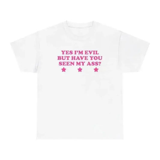Unisex Graphic T-Shirt for Party Club Casual Wear, Soft Breathable 100% Cotton Stretchy Fabric, Round Neck Short Sleeve Tee for Adult Men & Women, Funny Sassy Edgy Iconic Y2K Streetwear Top