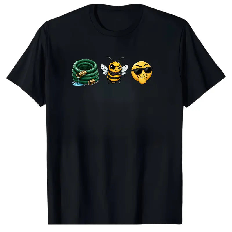 Hose Bee Lion Mens T Shirts Cotton Short Sleeve T-Shirt Crew Neck Tees Casual Shirt