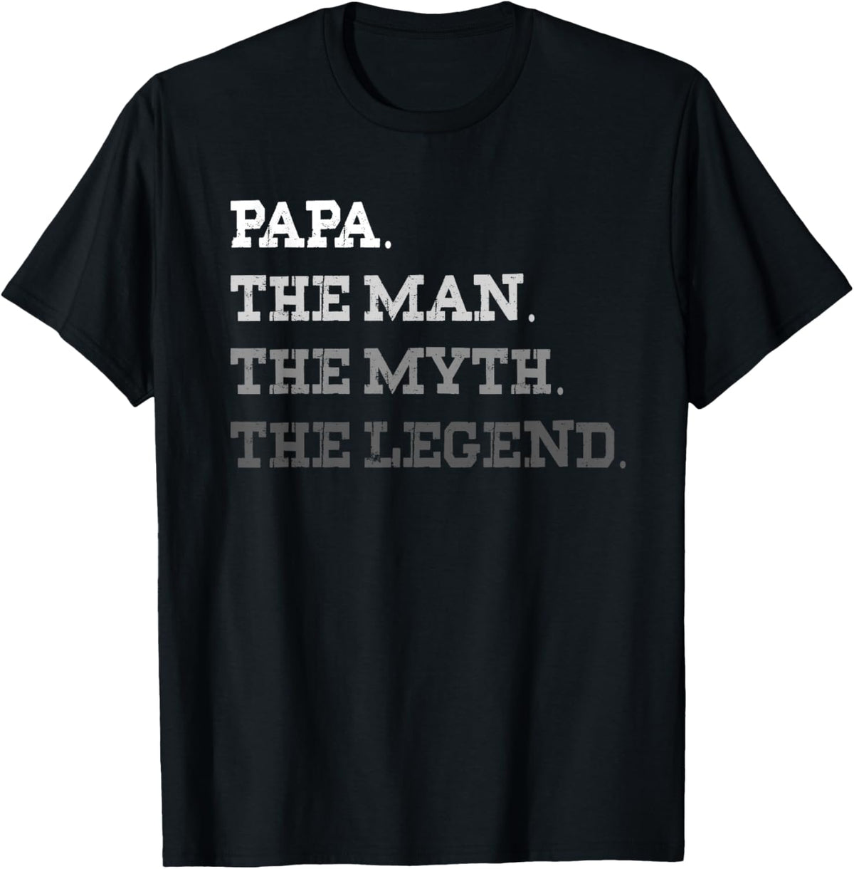 Mens The Man The Myth The Legend Shirt for Mens Papa Dad T-Shirt