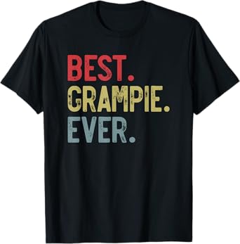Mens Best Grampie Ever Vintage Father's Day for Grandpa T-Shirt
