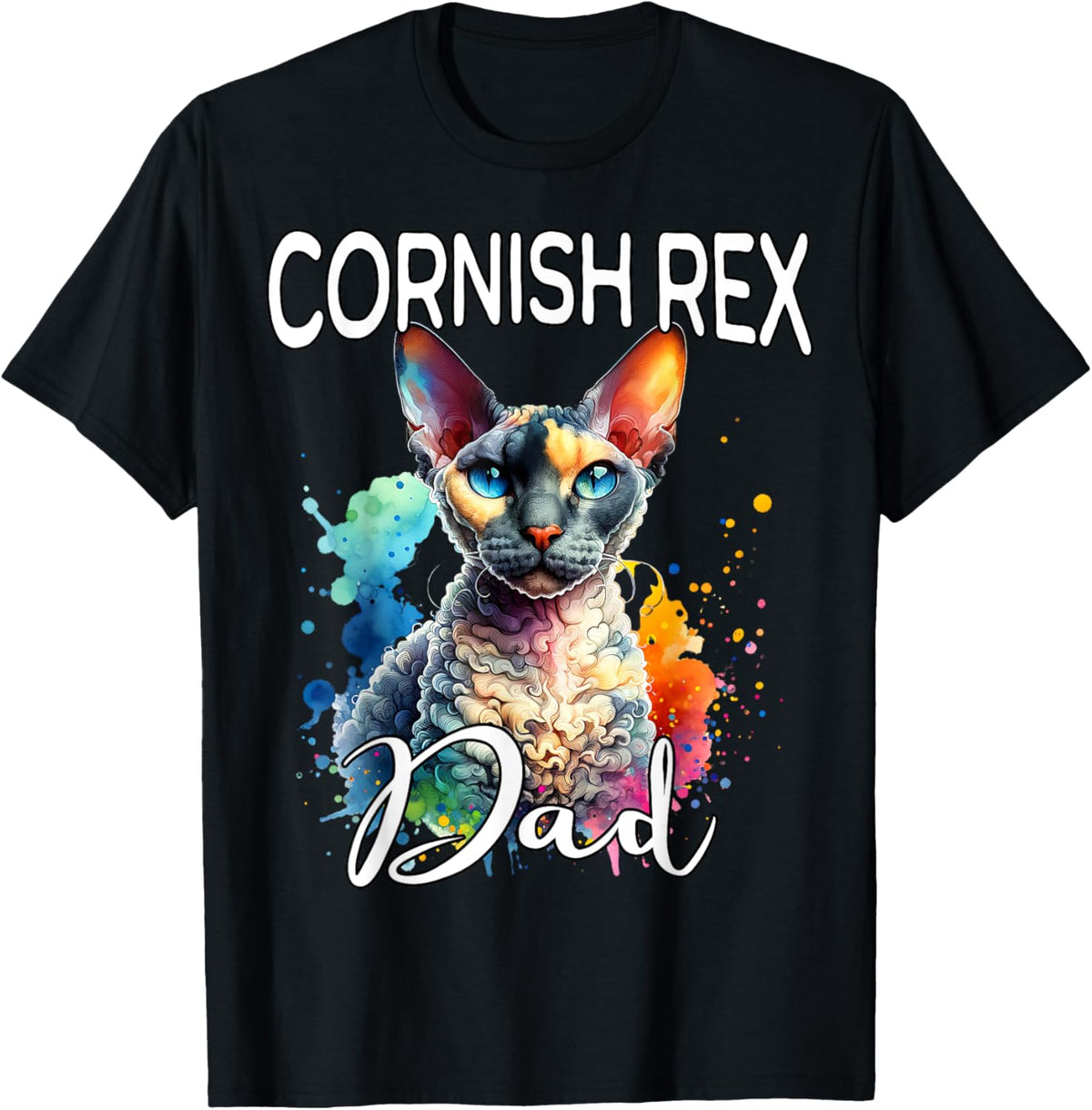 Cornish Rex Dad Cornish Rex Cat T-Shirt