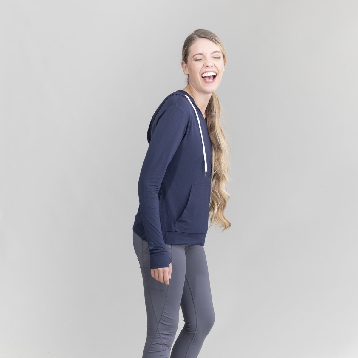 Womens Lightweight Dusk V-Neck Hoodie UPF50+